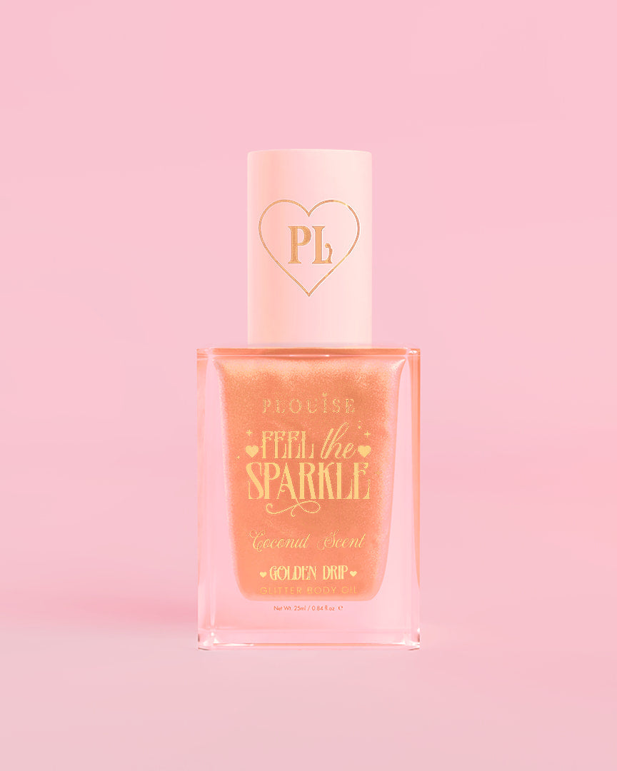 P.Louise Feel The Sparkle Diamond Glitter Body Oil - Golden Drip - Image 2