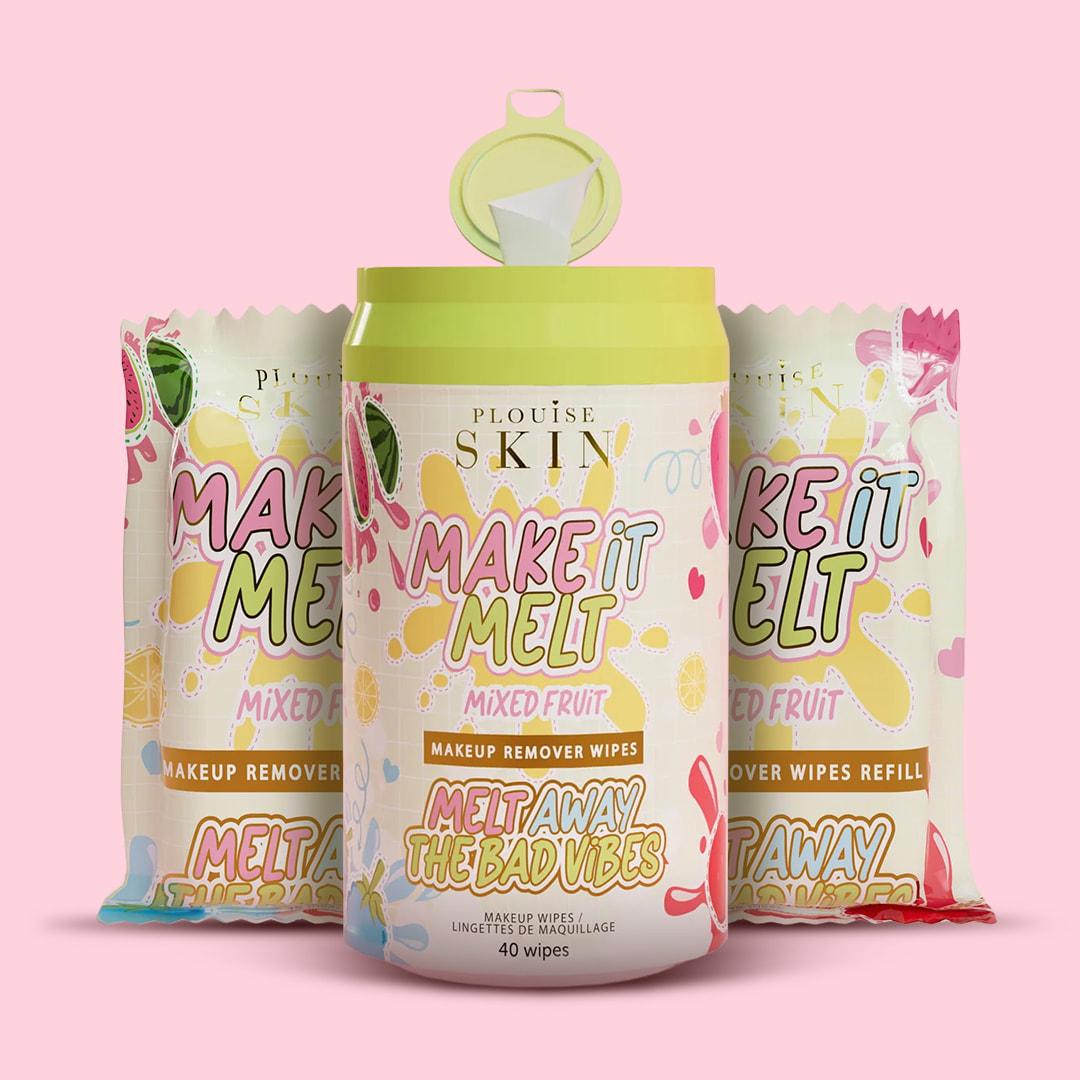P.Louise Make It Melt Makeup Remover Wipes Bundle - Image 4